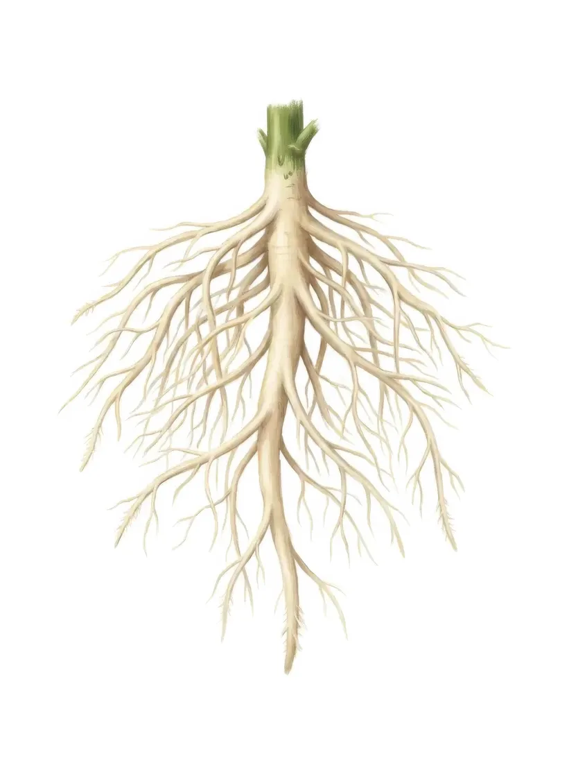 Painterly cannabis root-system anatomy