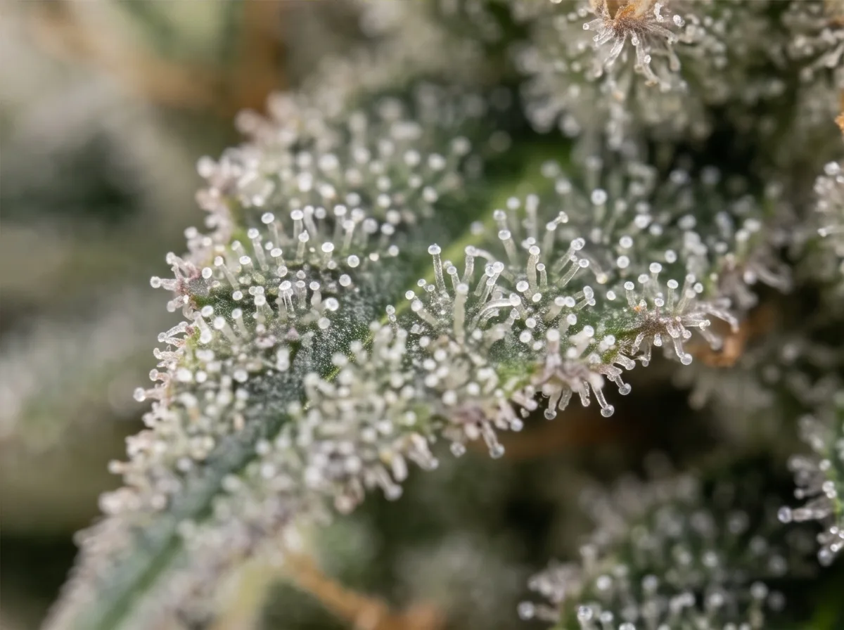 Bruce Banner bud — macro view
