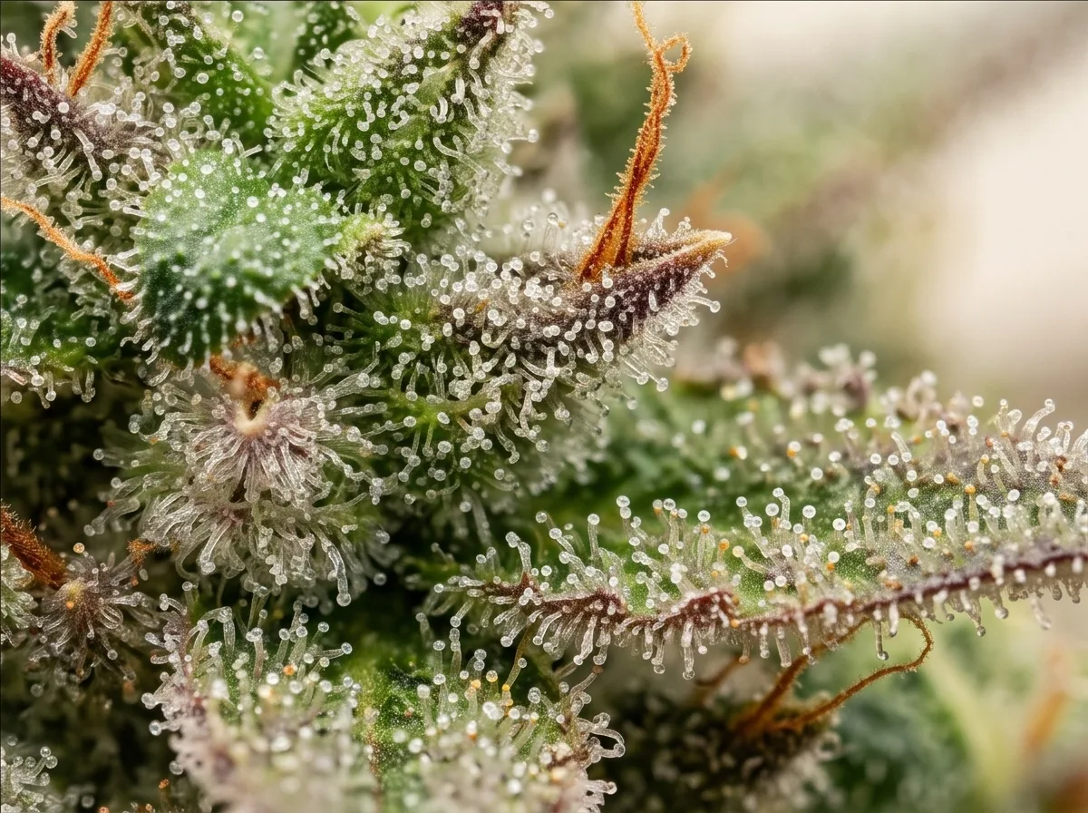 Gelato bud — macro view