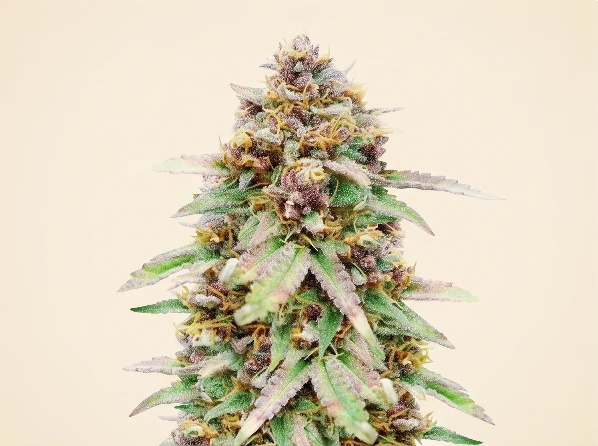 Runtz bud — quarter view