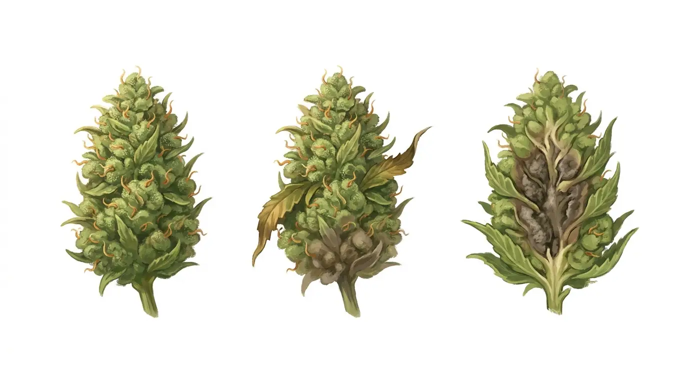 Botrytis bud rot, the consequence of high humidity in flower